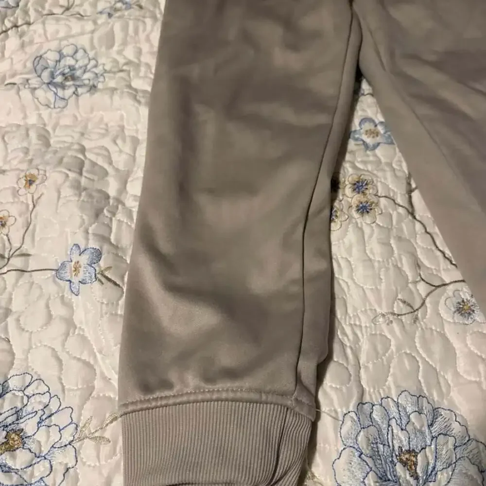 NBA Youth Jogger Sweatpants Light Brown Embroidered Logo Size 18-20